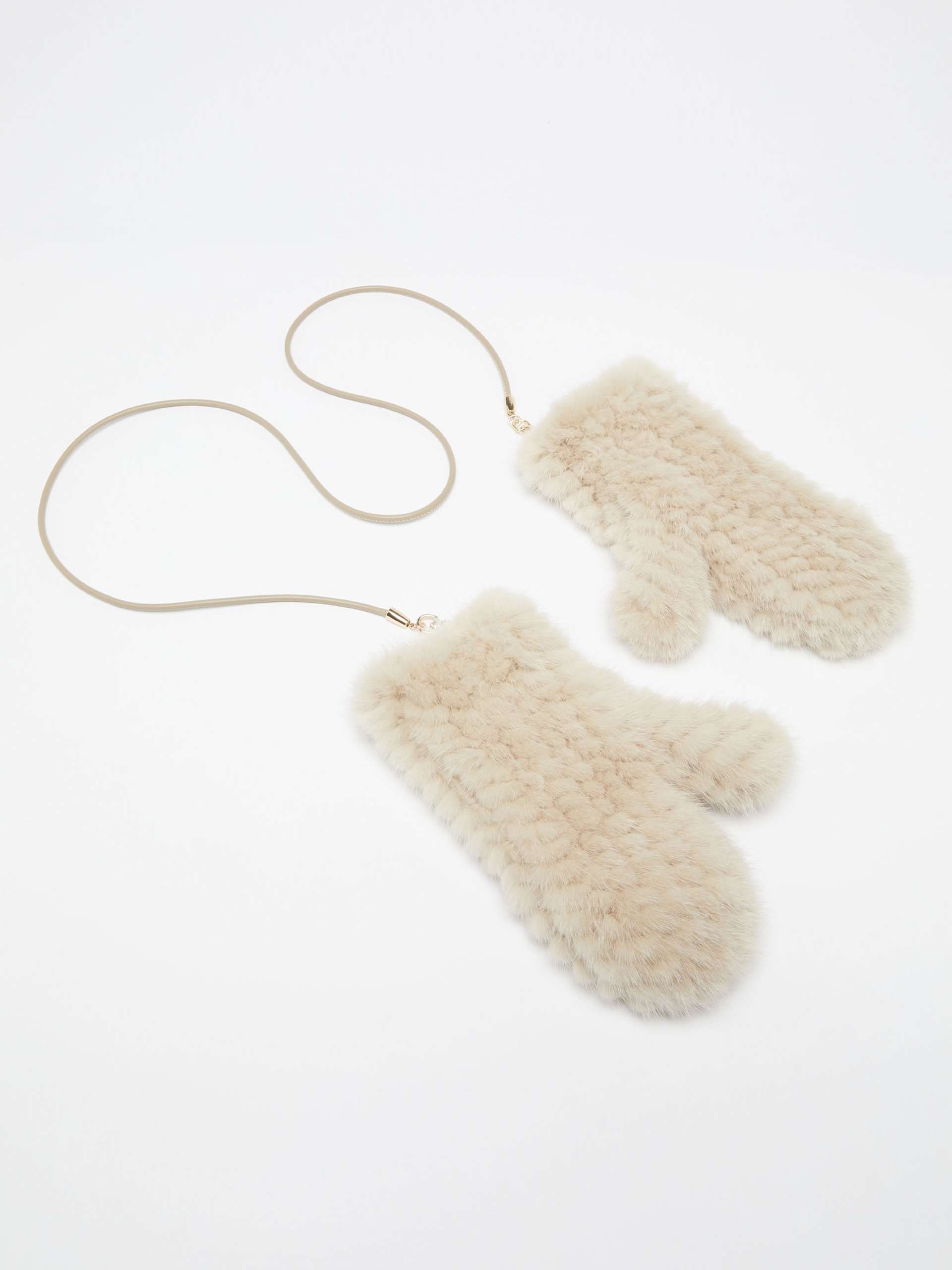 NEVADA Mink mittens - 1