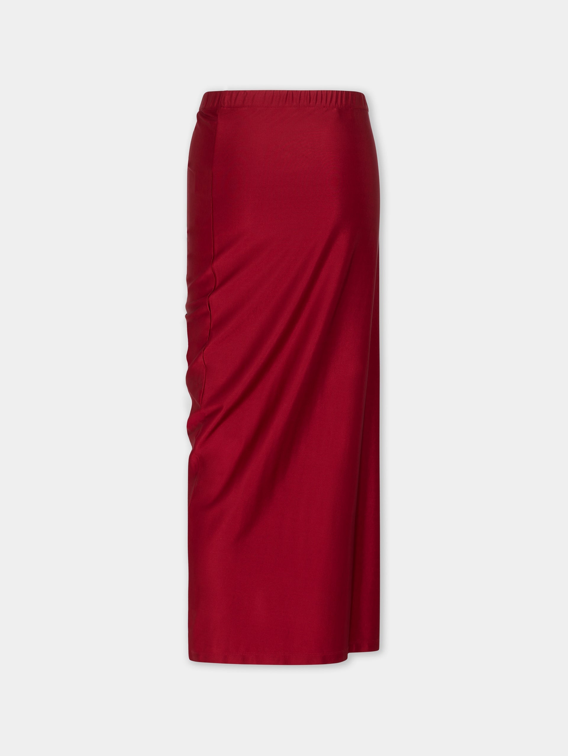 スカート Rabanne Rabanne Red Viscose Draped Maxi Skirt Rabanne Red Viscose Draped Maxi Skirt | ModeSens