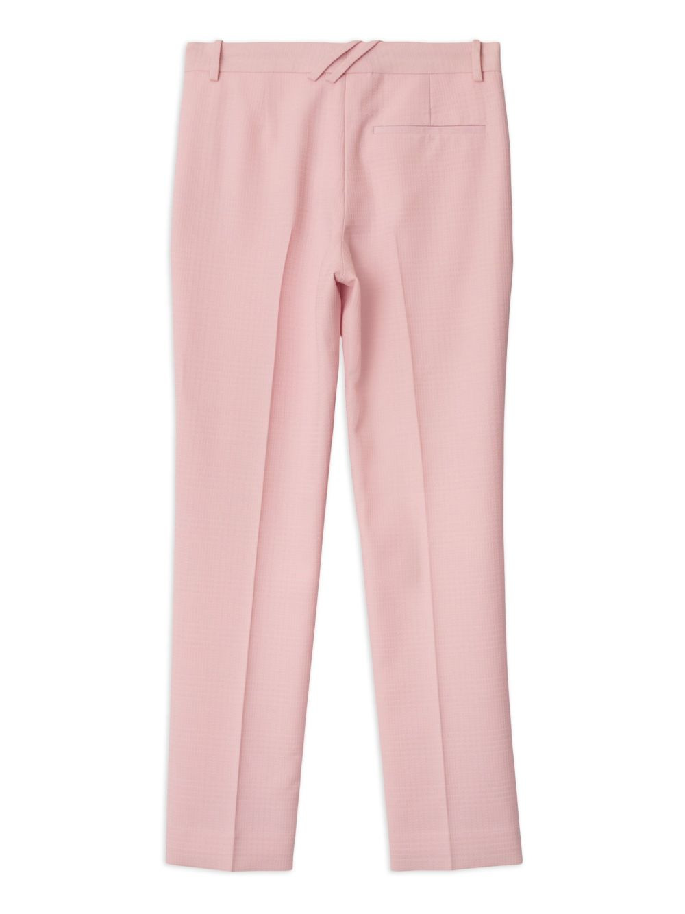 pressed-crease wool tailored trousers - 5