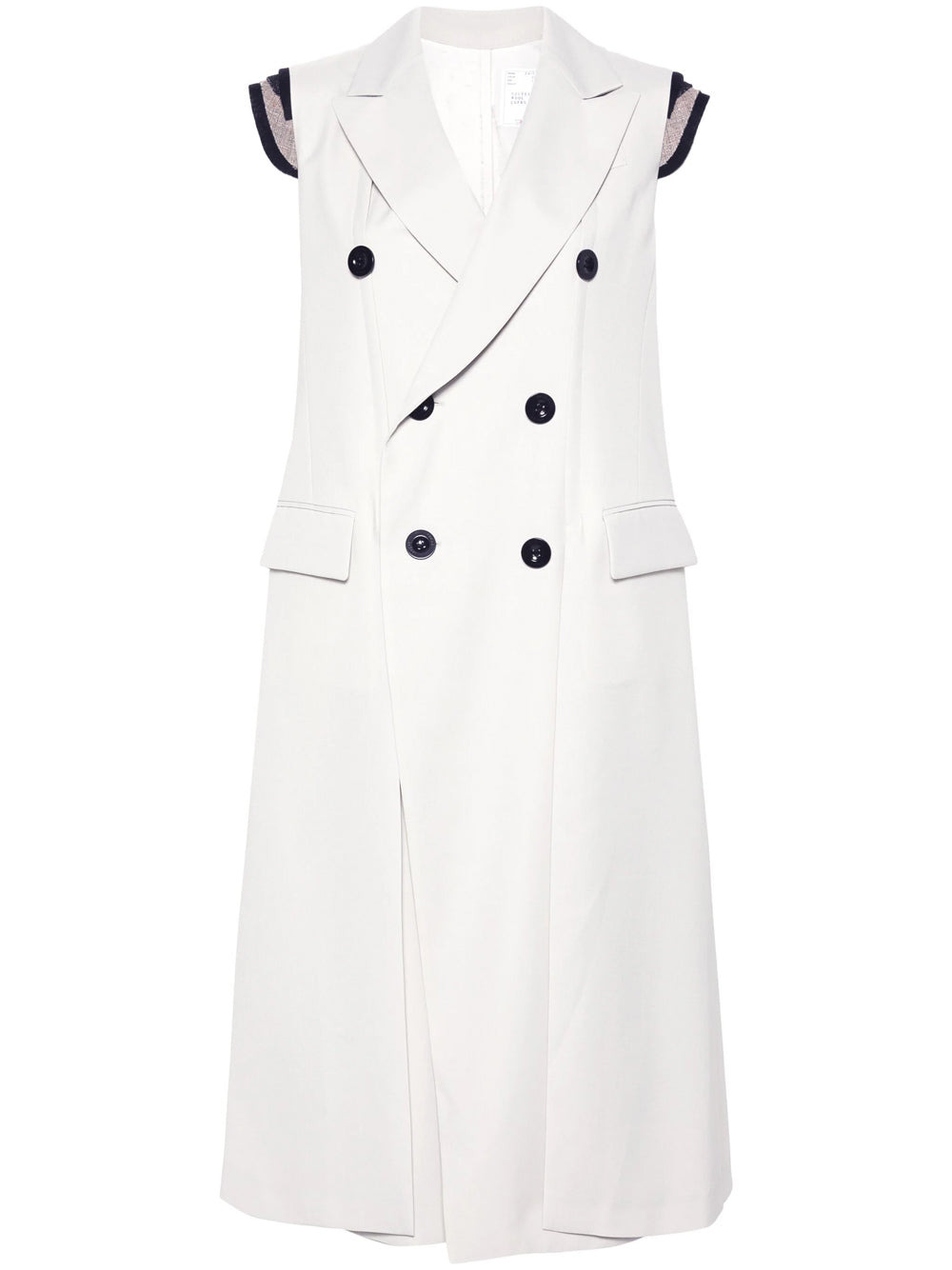 Sacai Women Sleeveless Coat - 1