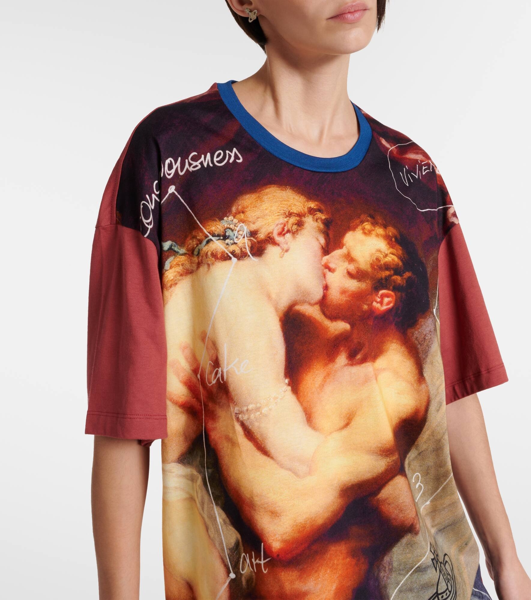 Kiss oversized cotton jersey T-shirt - 4