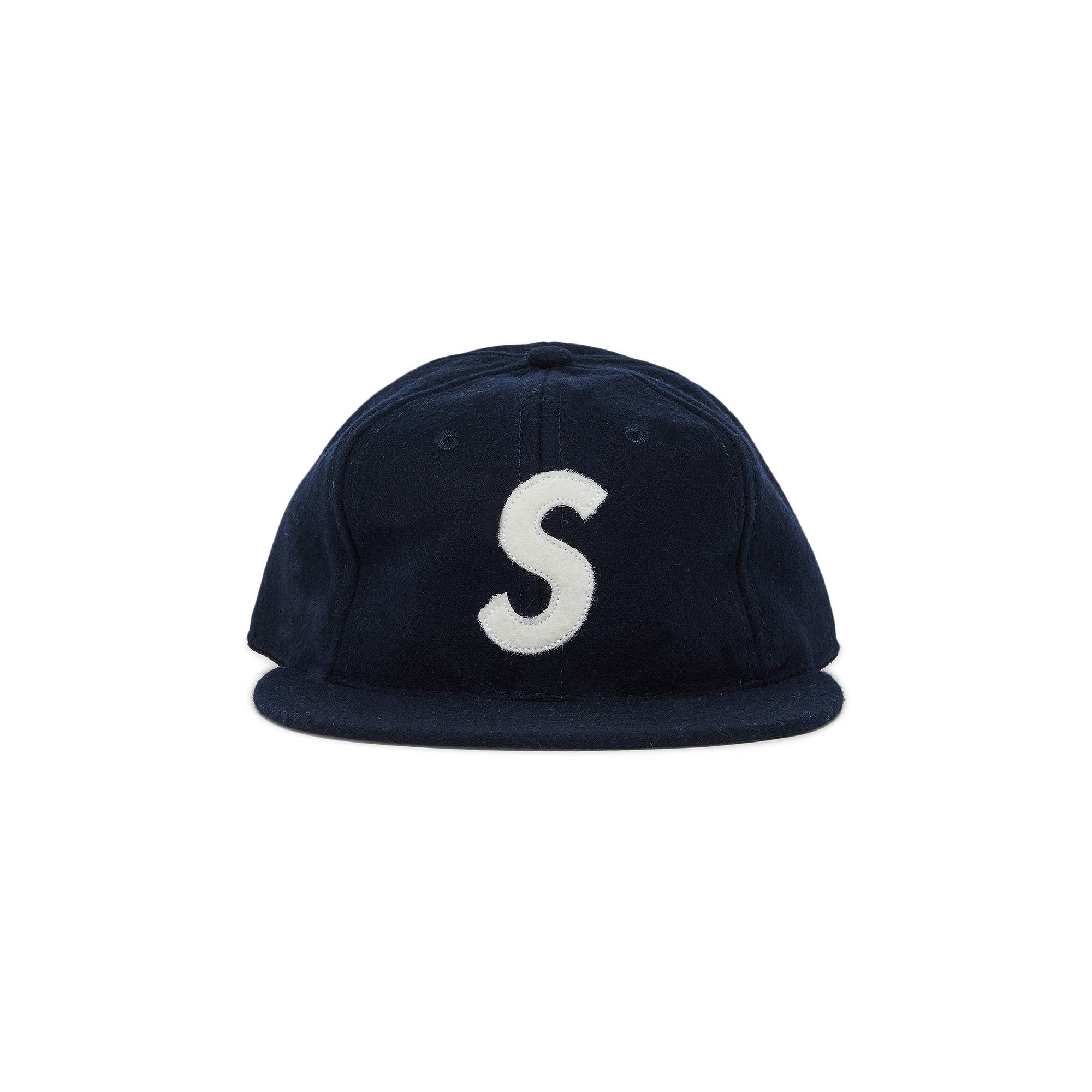 Supreme x Ebbets S Logo Fitted 6-Panel 'Navy' - 1