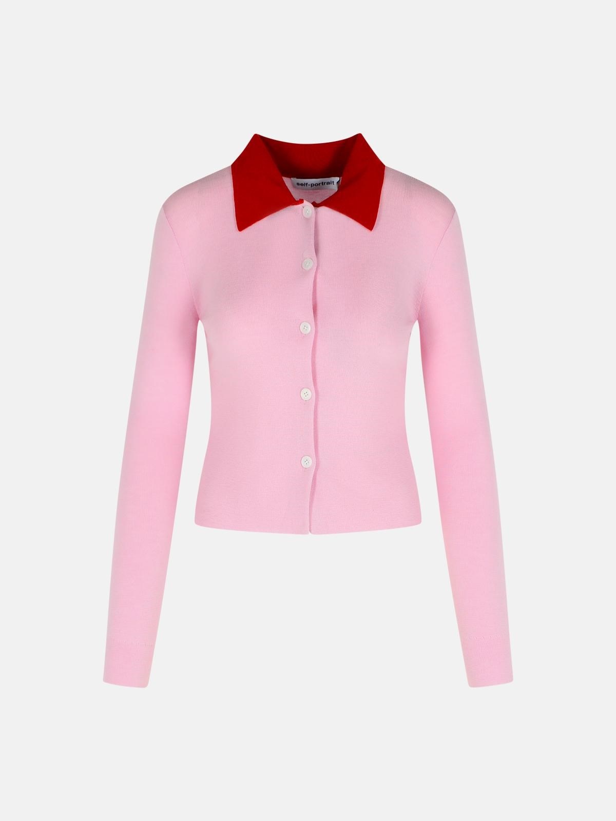 PINK WOOL SWEATER - 1