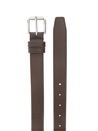 Comme Des Garçons square-tip leather belt outlook