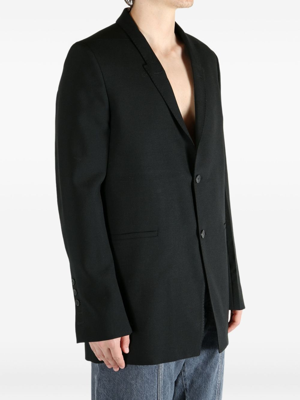 three-button back-strap jacket - 4