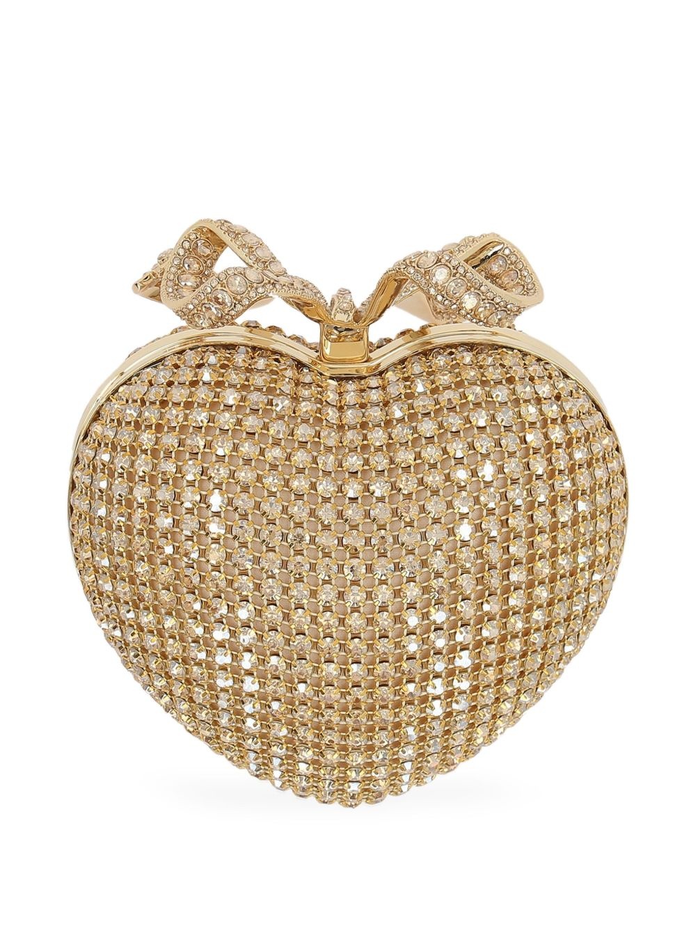 heart-shaped crystal clutch - 2