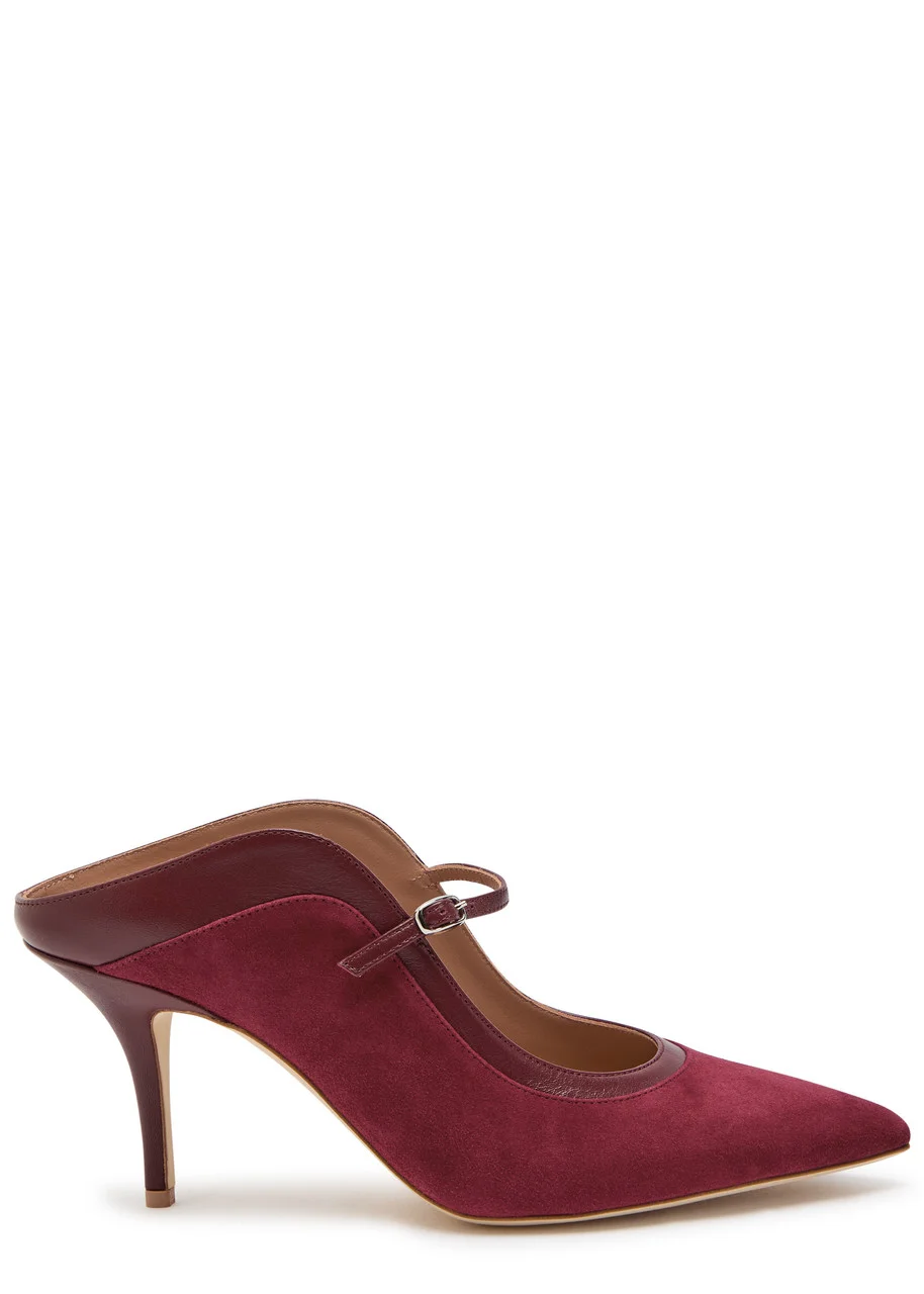 Malone Souliers Delphi 70 Suede Mules - 1