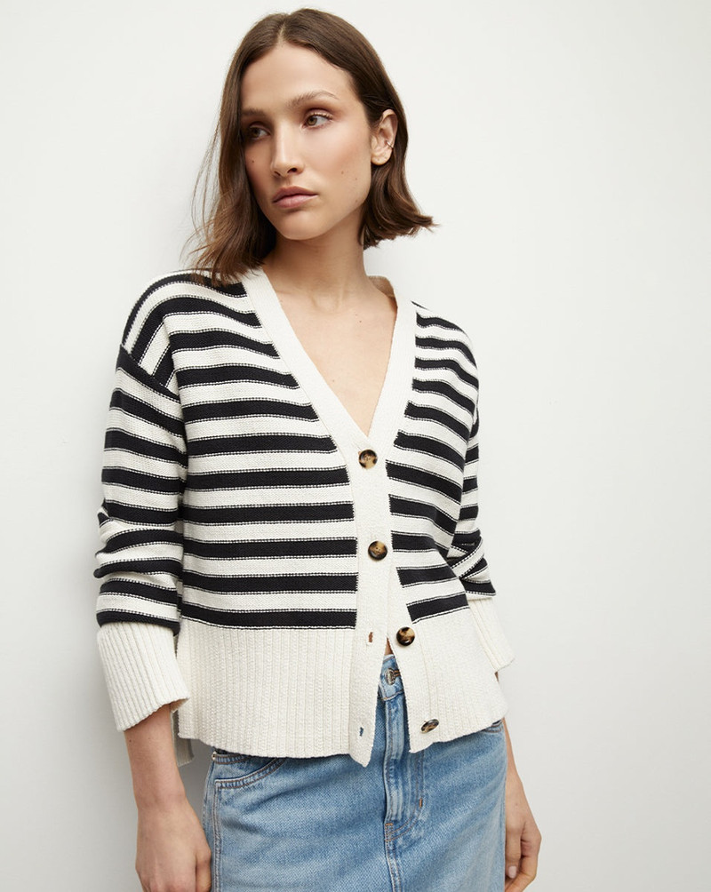 VERONICA BEARD SAYLOR COTTON CARDIGAN outlook