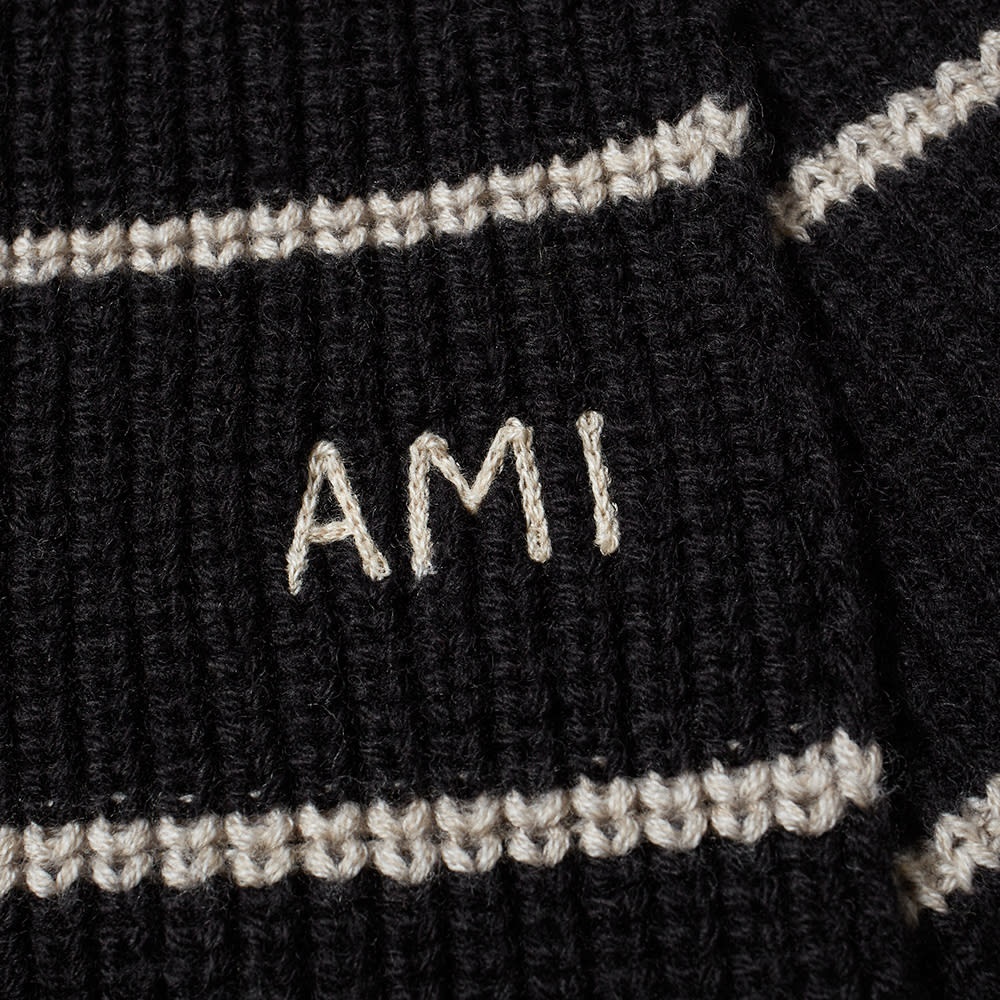 AMI Chunky Stripe Scarf - 2