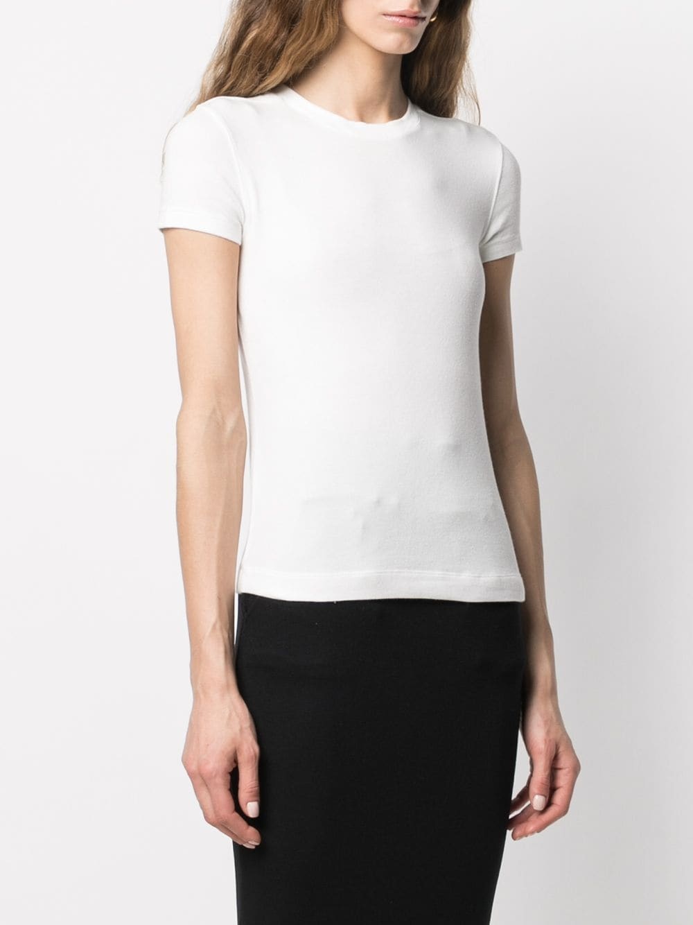 stretch crewneck T-shirt - 3