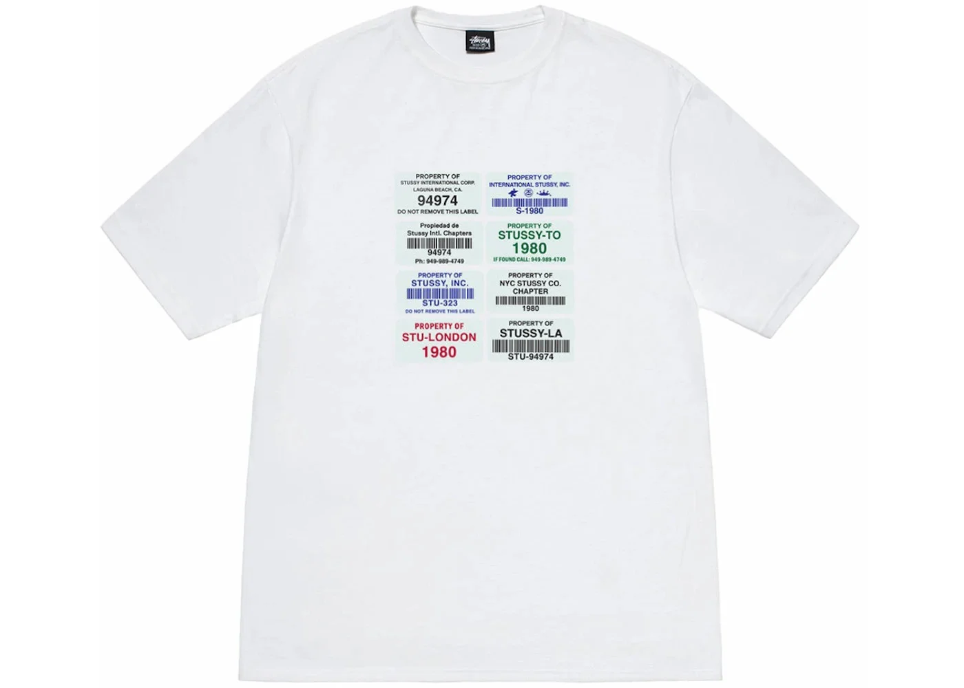 Stussy Codes Tee White - 1