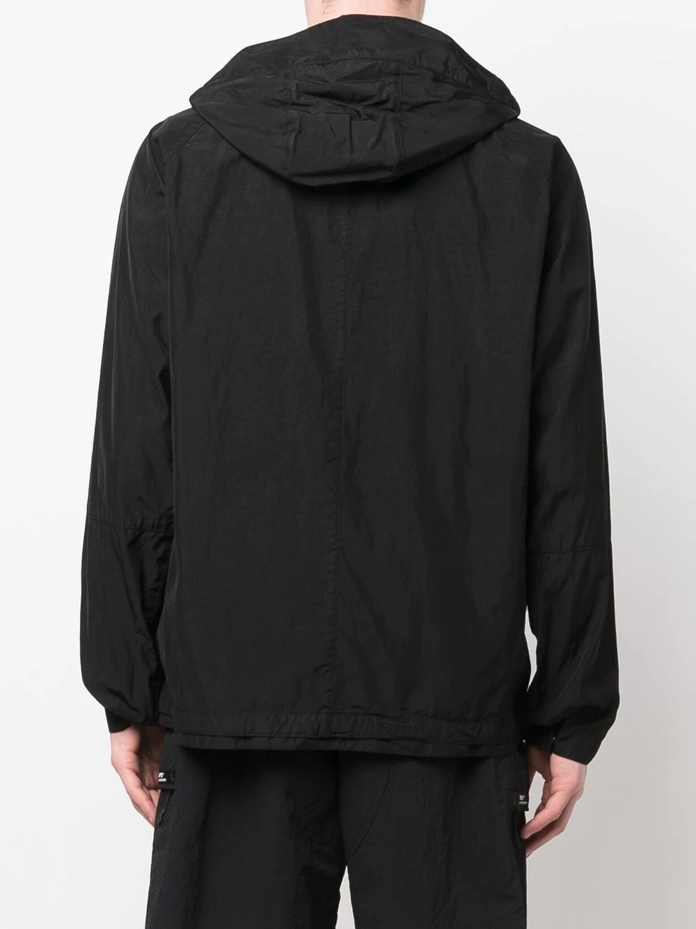 logo-trim hooded jacket - 4