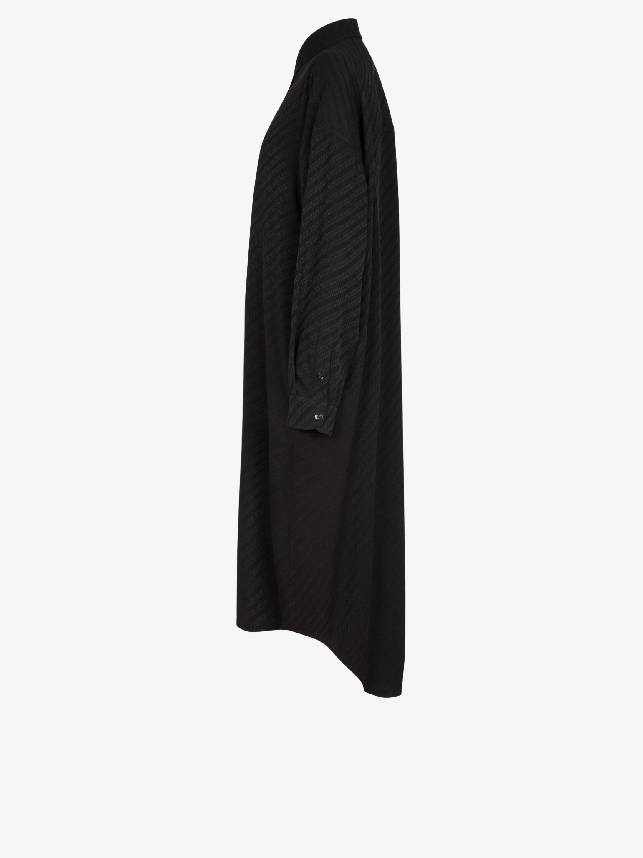 GIVENCHY Chain oversized shirt dress in jacquard - 2