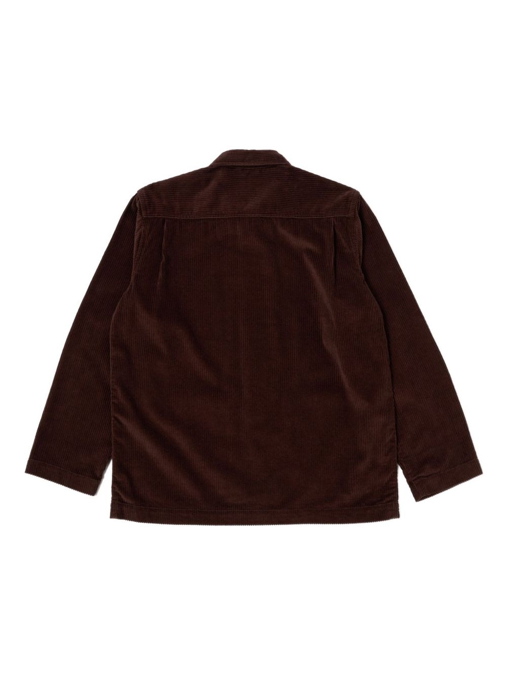 corduroy button-fastening jacket - 2
