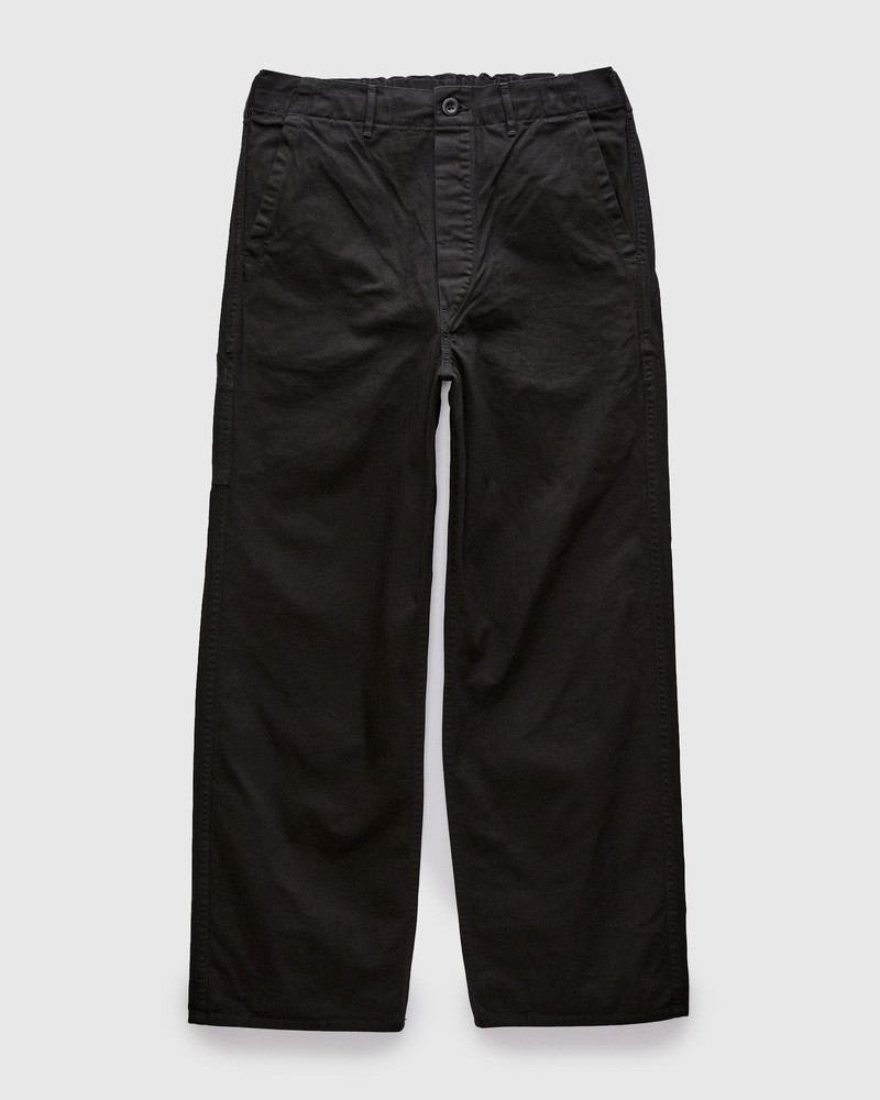 Wide Fit French Work Pants in Black 1