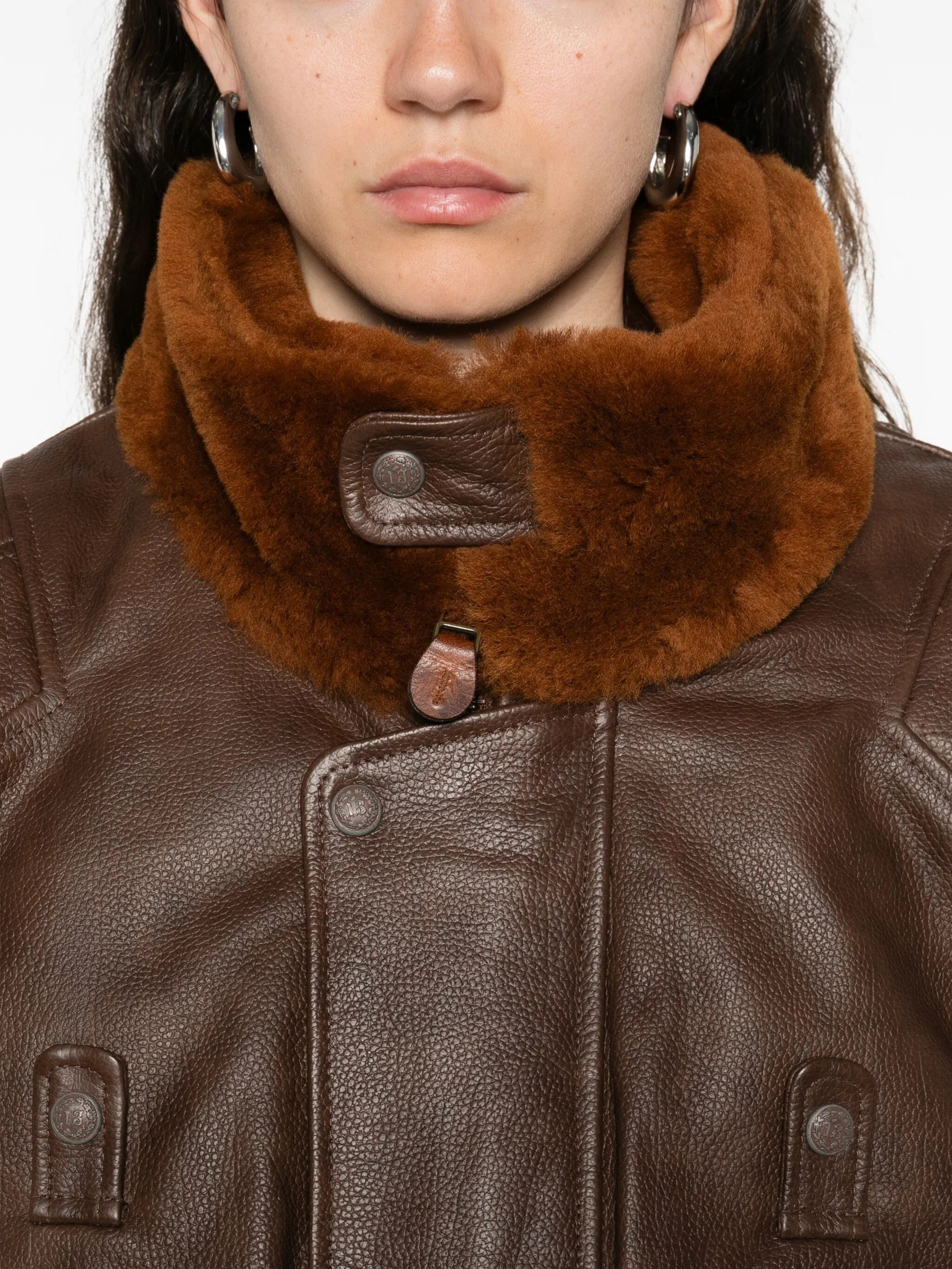 R13 Flap-pocket Leather Jacket - 3