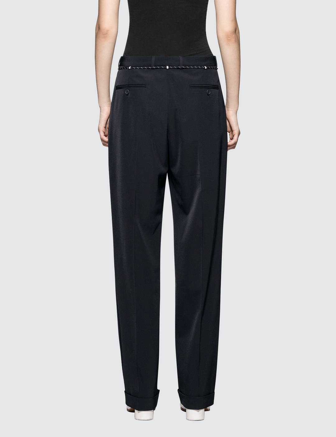 Pleated Stretch-Canvas Pants - 3