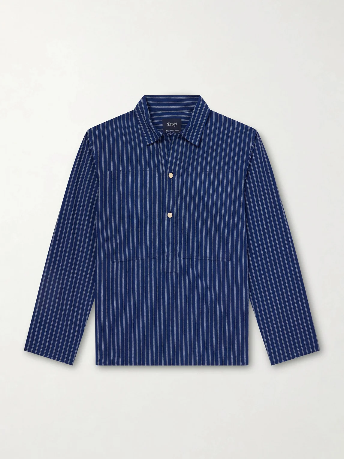 Striped Cotton Polo Shirt - 1