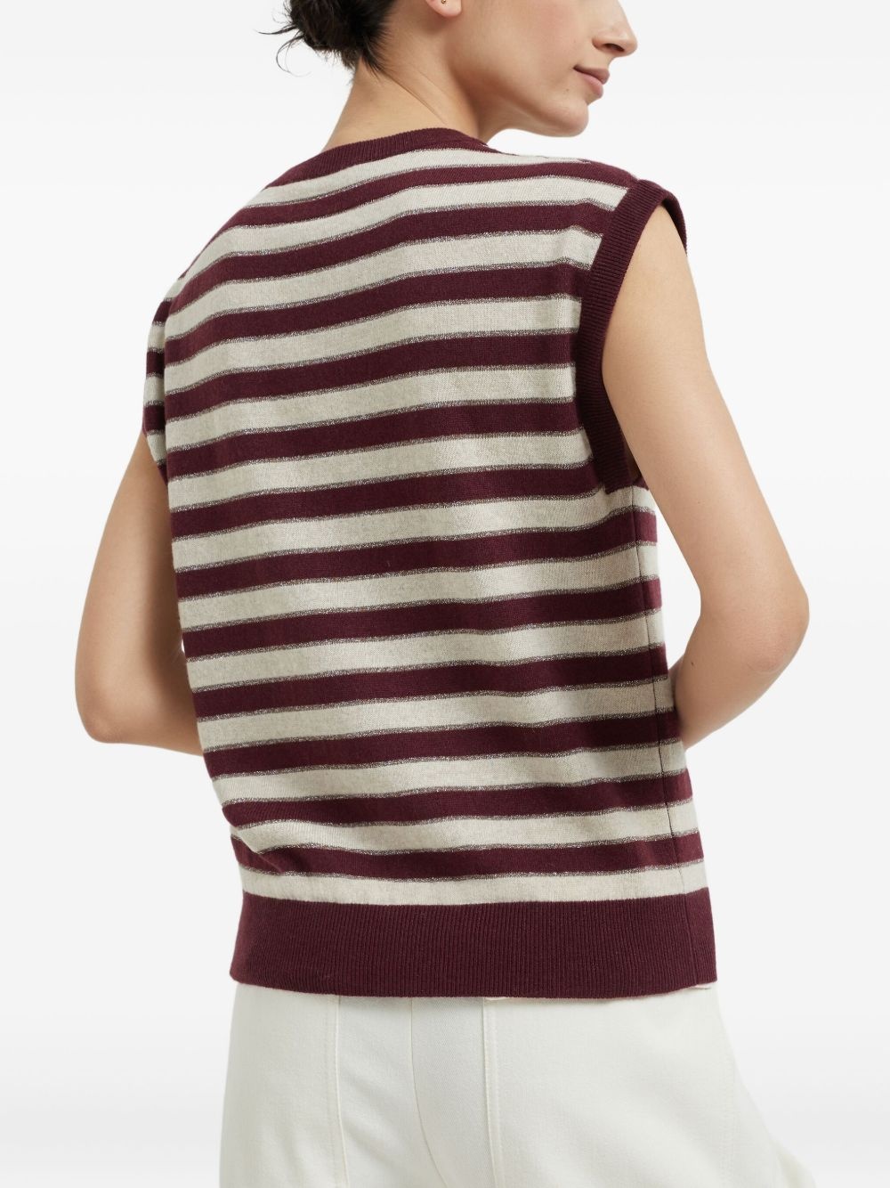 cashmere knitted top - 4