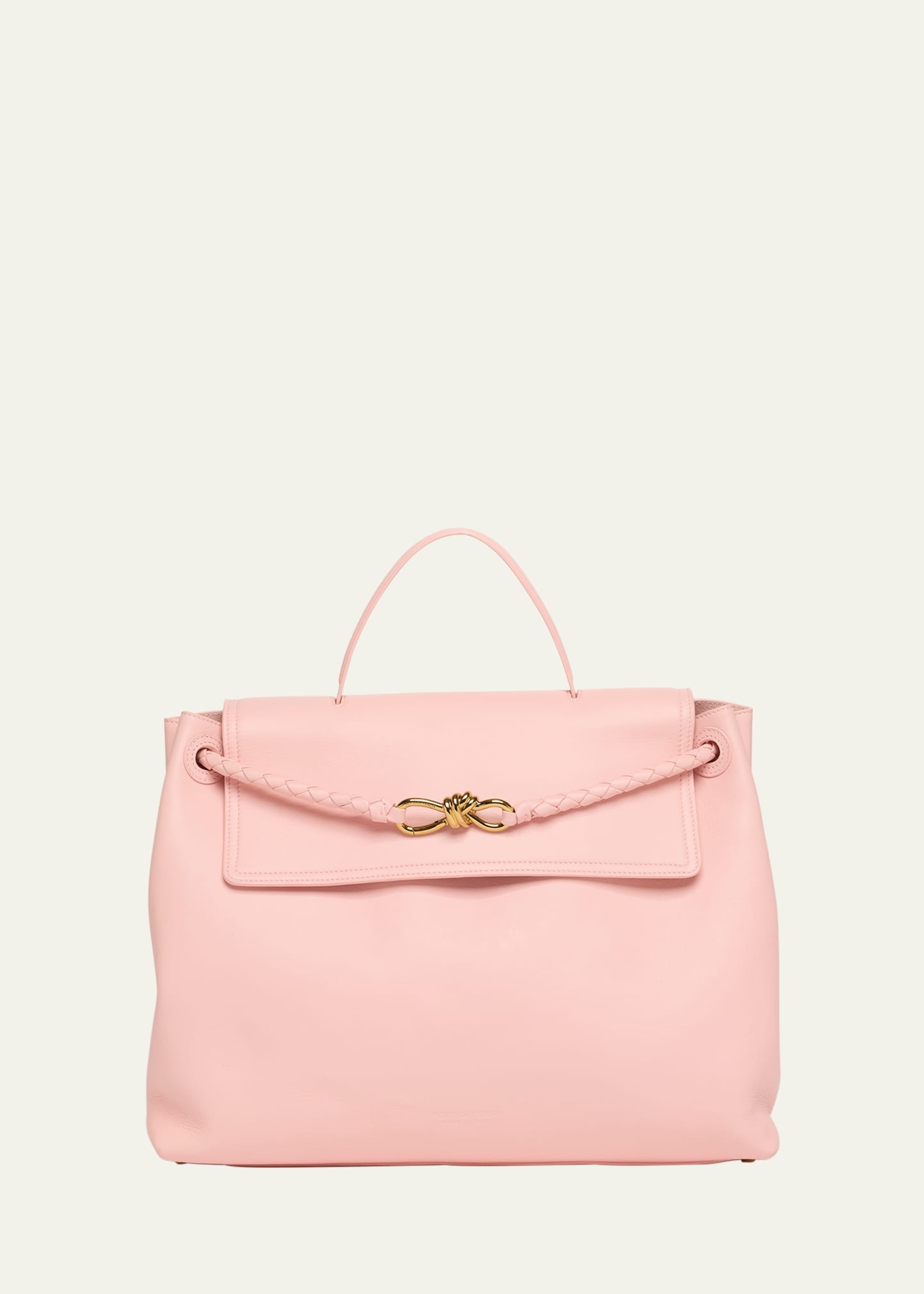 Andiamo Large Leather Top-Handle Bag - 1