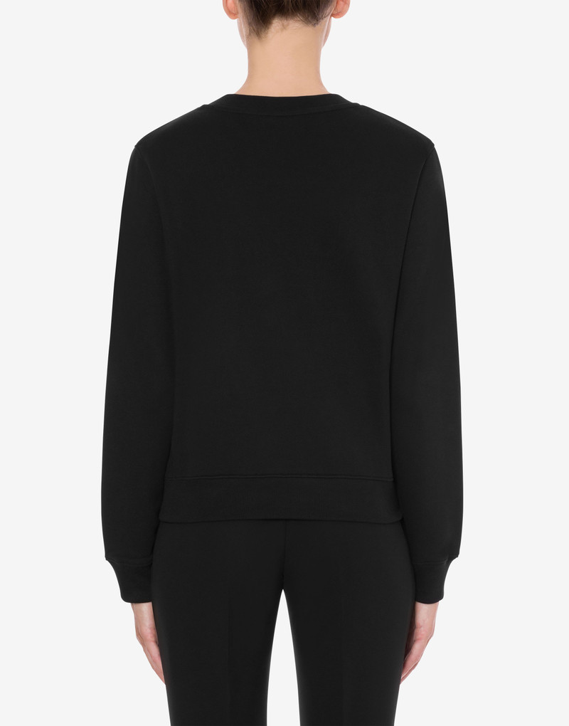 MIRROR TEDDY BEAR ORGANIC COTTON SWEATSHIRT 3