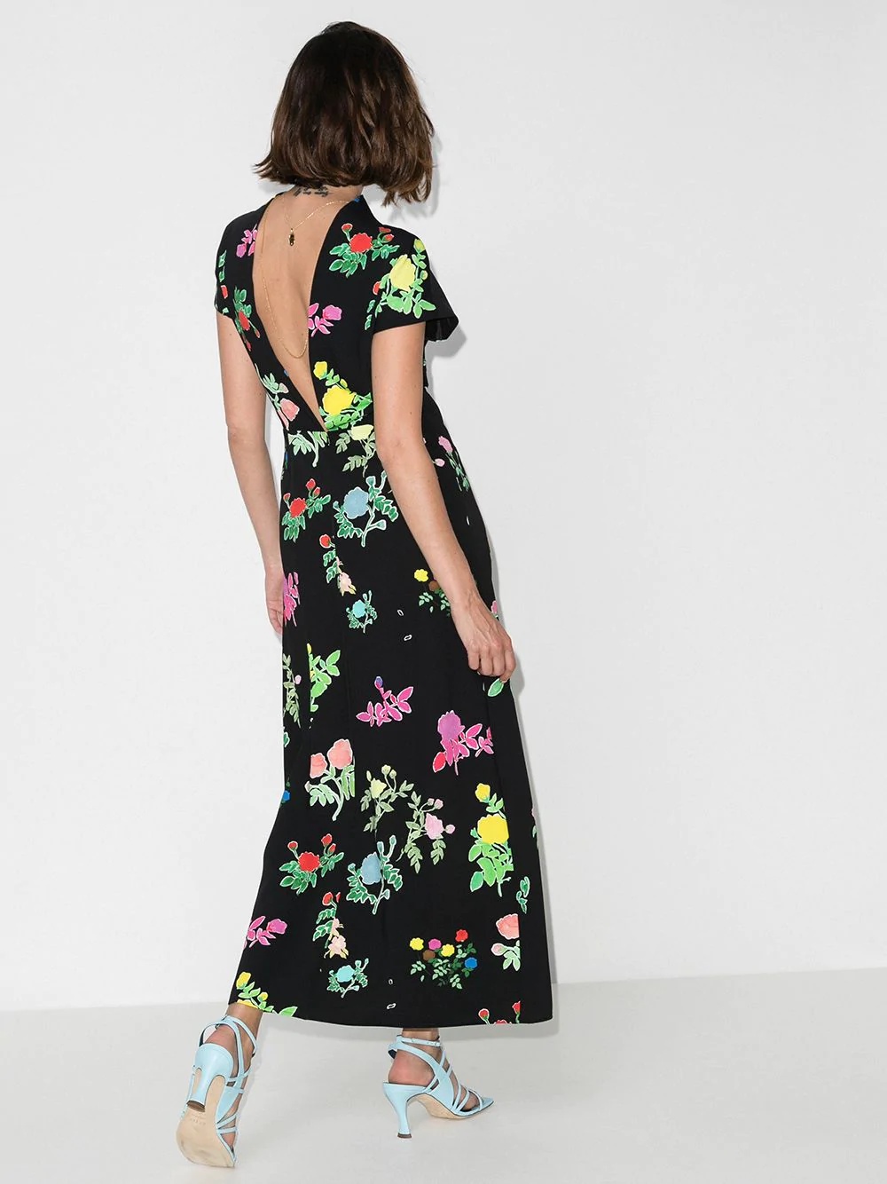 Valentine floral-print midi dress - 3