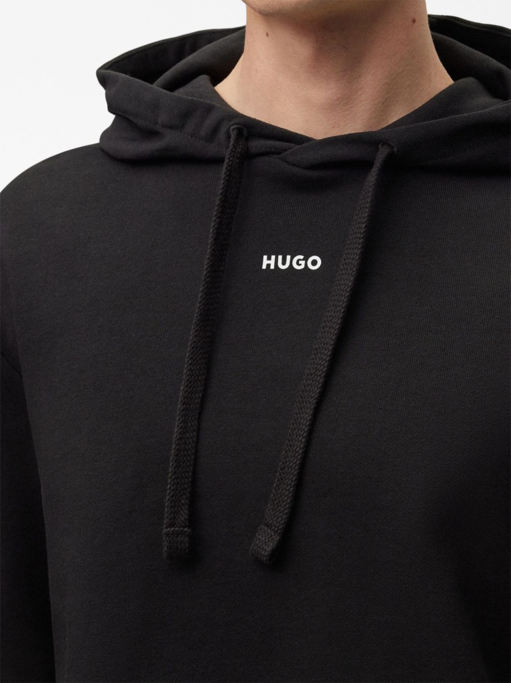 Dapo logo-print drawstring hoodie - 5