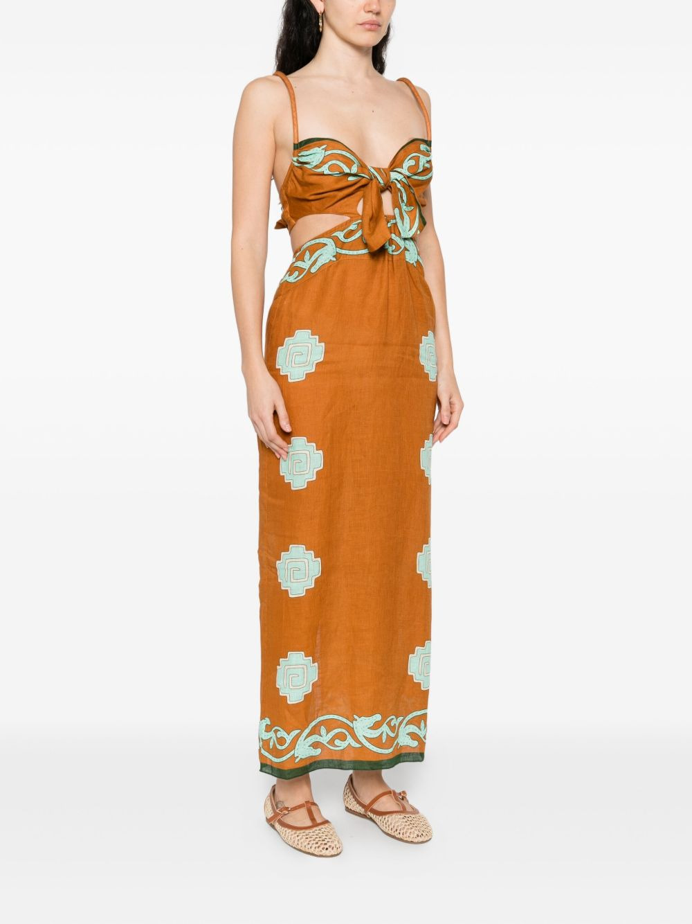 Los Siete Mares midi dress - 3