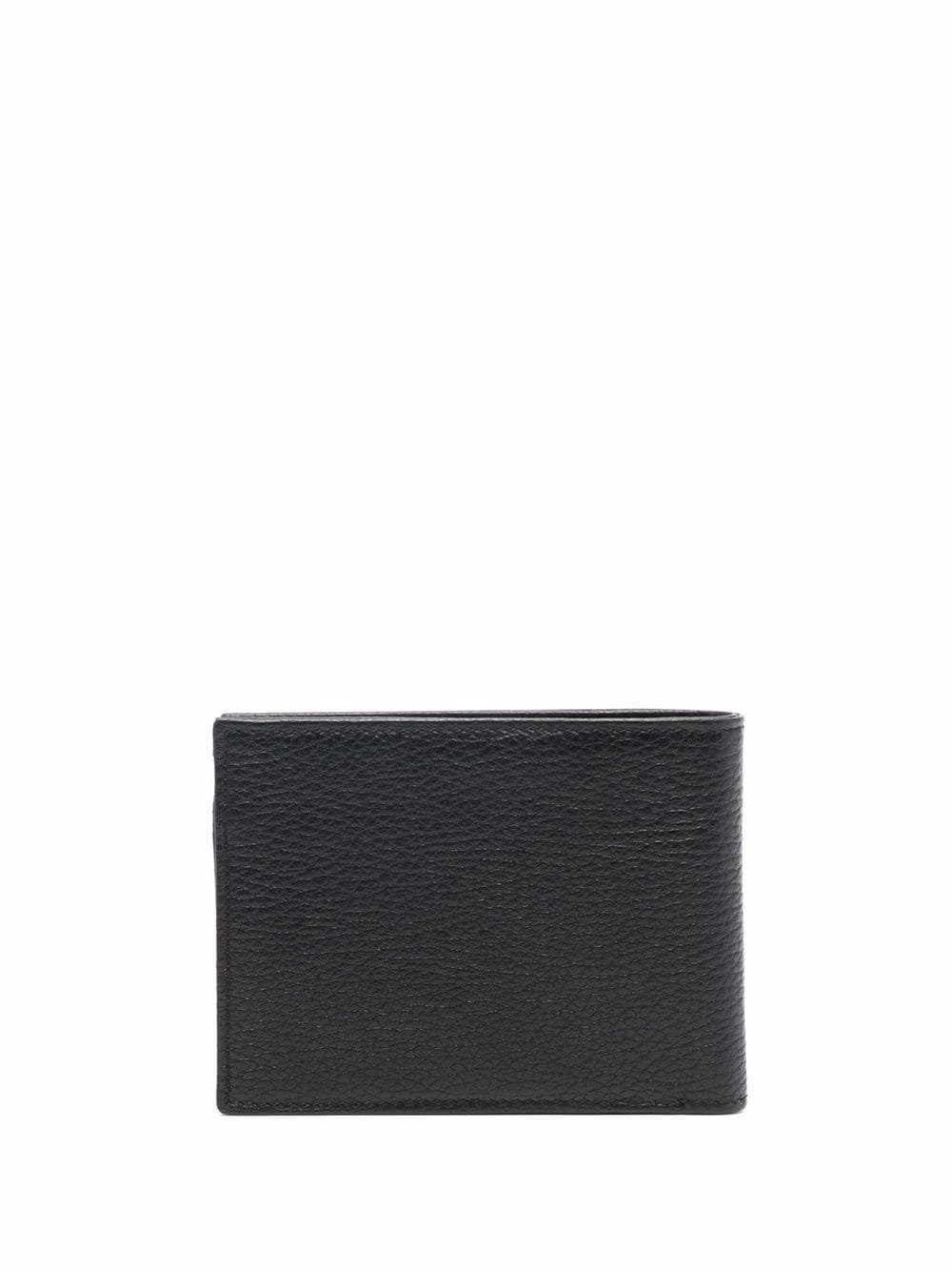 logo-embossed leather wallet - 2