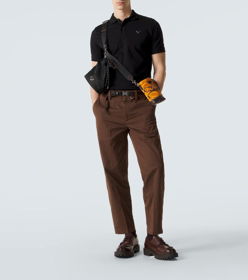 Prada Cotton piqué polo shirt outlook