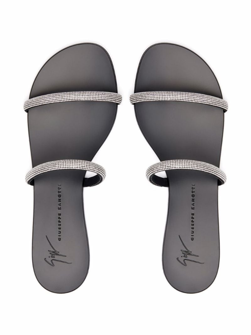 Croisette crystal-embellished sandals - 6