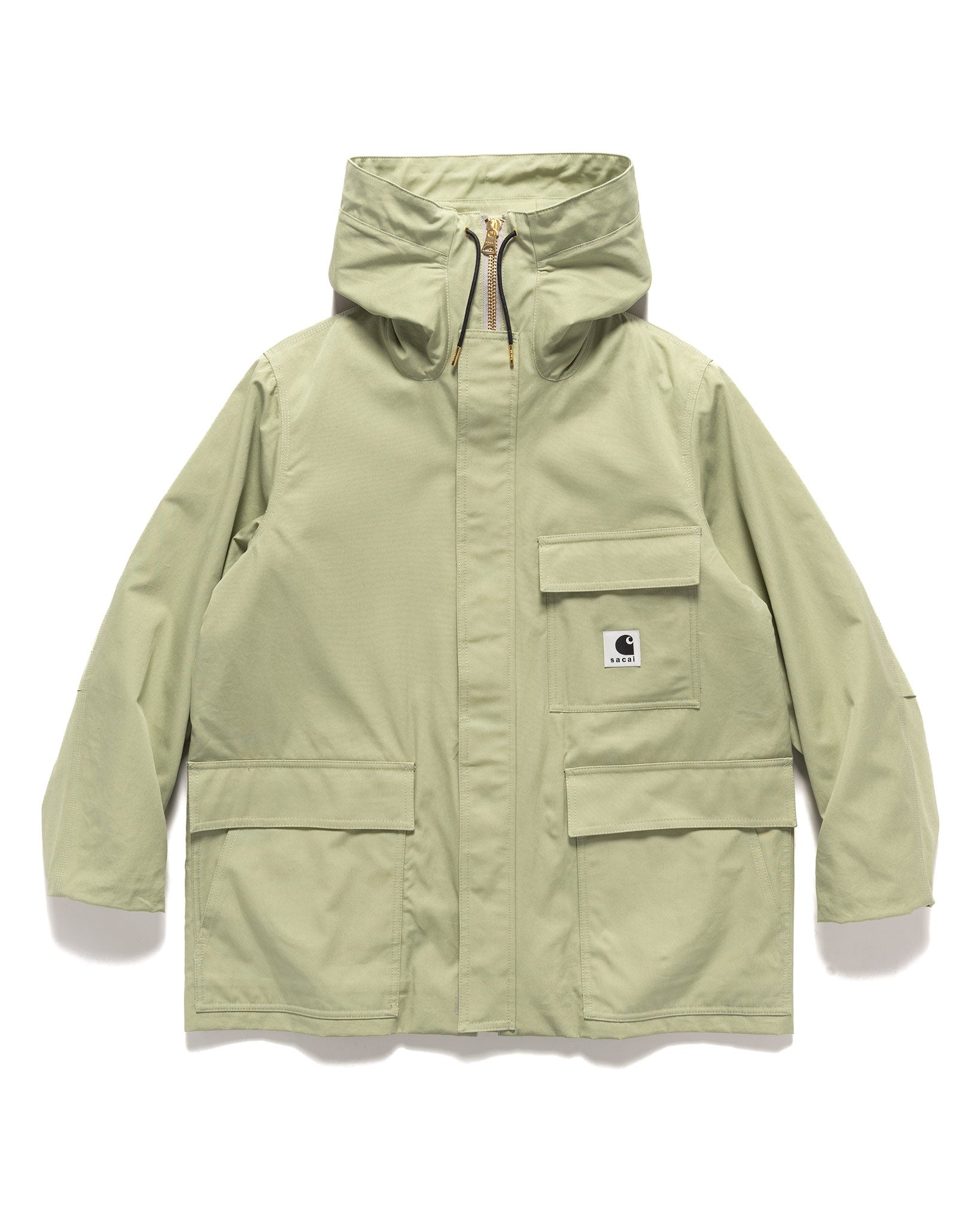 Carhartt WIP Reversible Duck Coat Grey x L/Green - 5