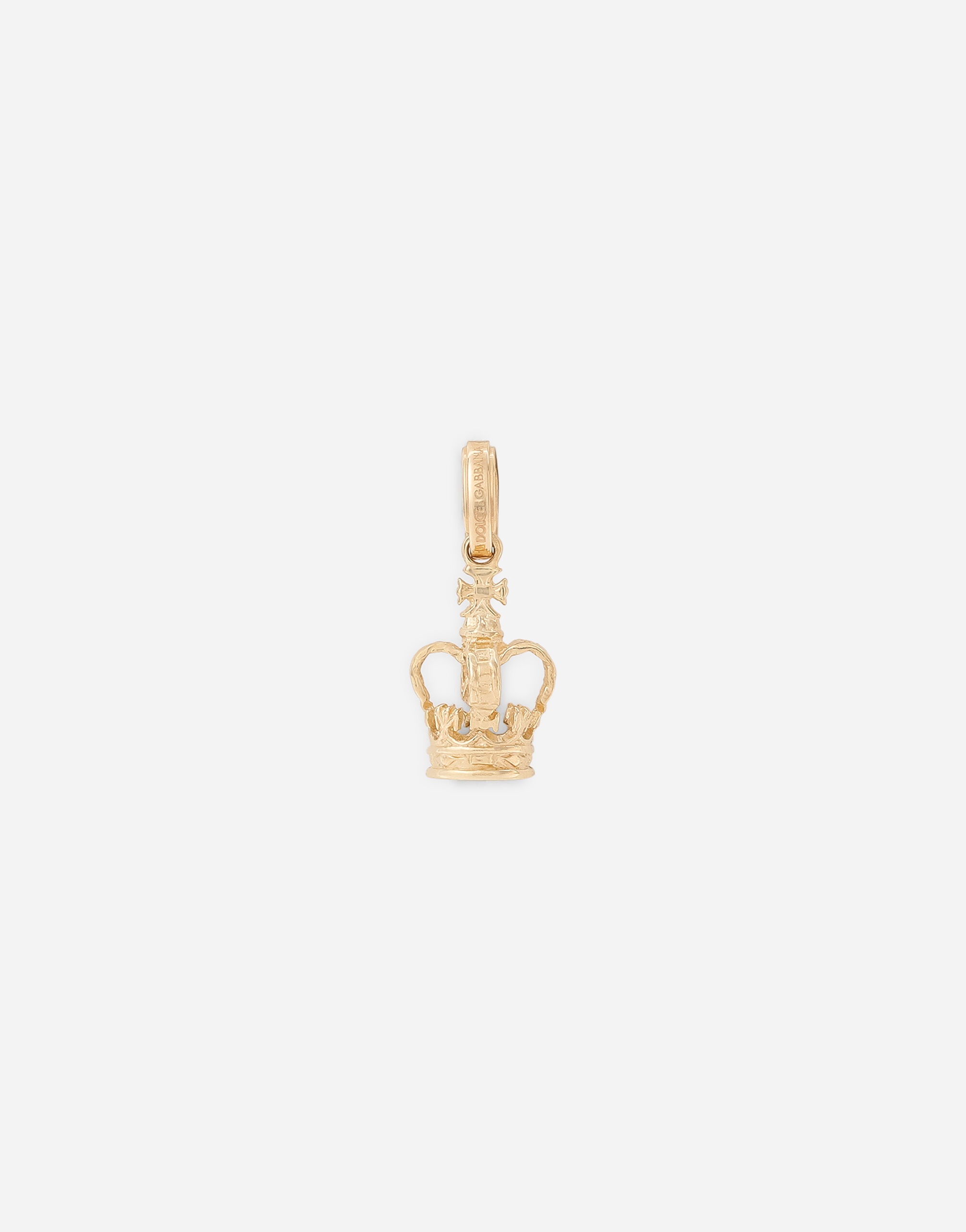 Crown Yellow gold charm - 1