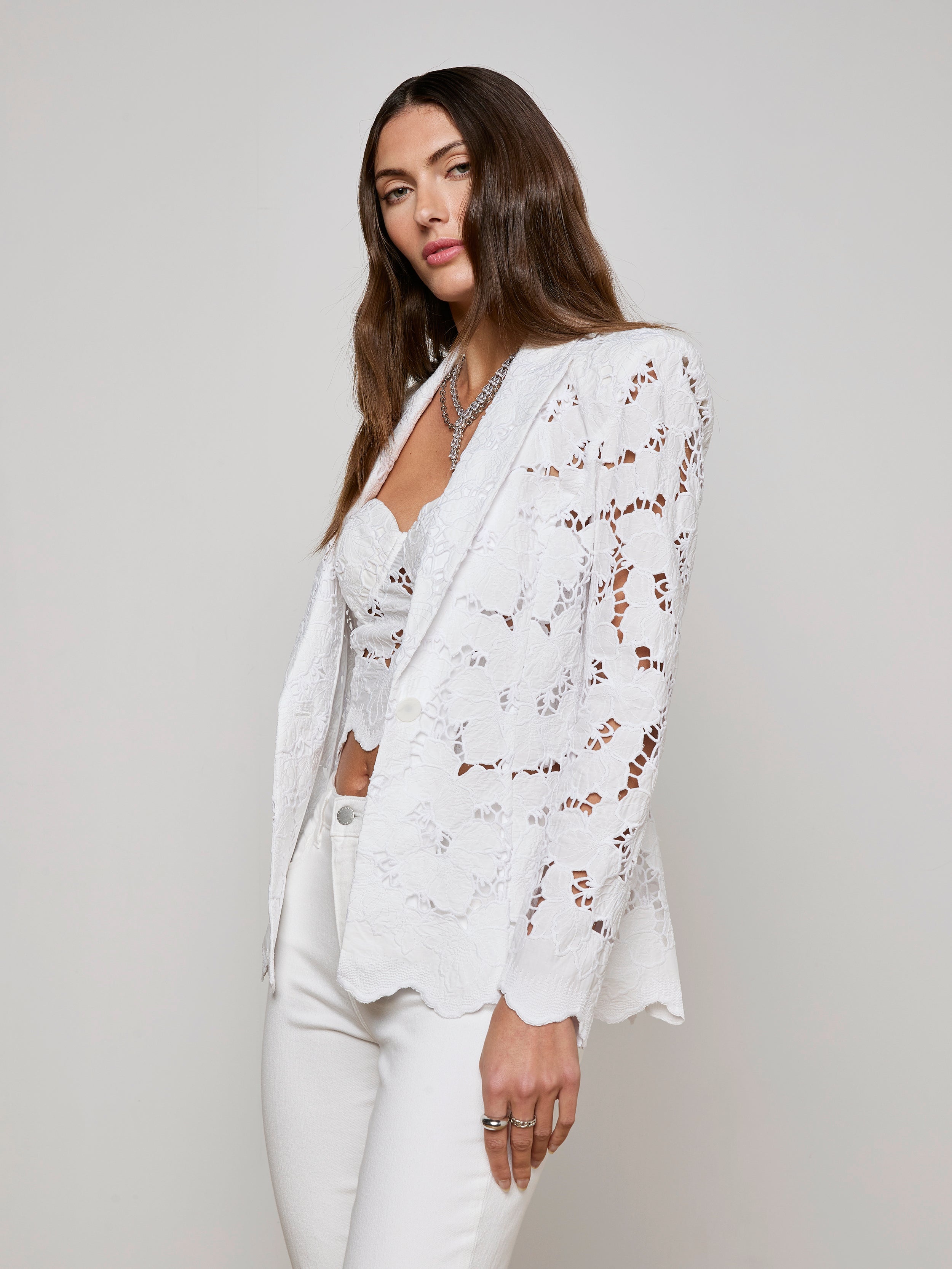 Clementine Lace Blazer - 4