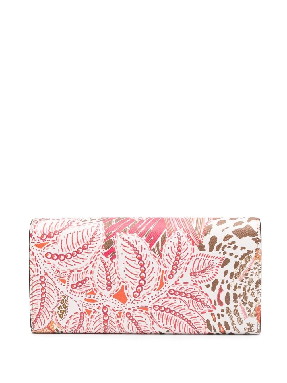 graphic-print leather wallet - 2