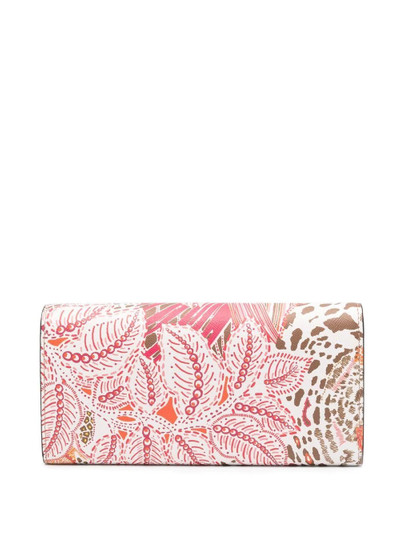 Salvatore Ferragamo graphic-print leather wallet outlook