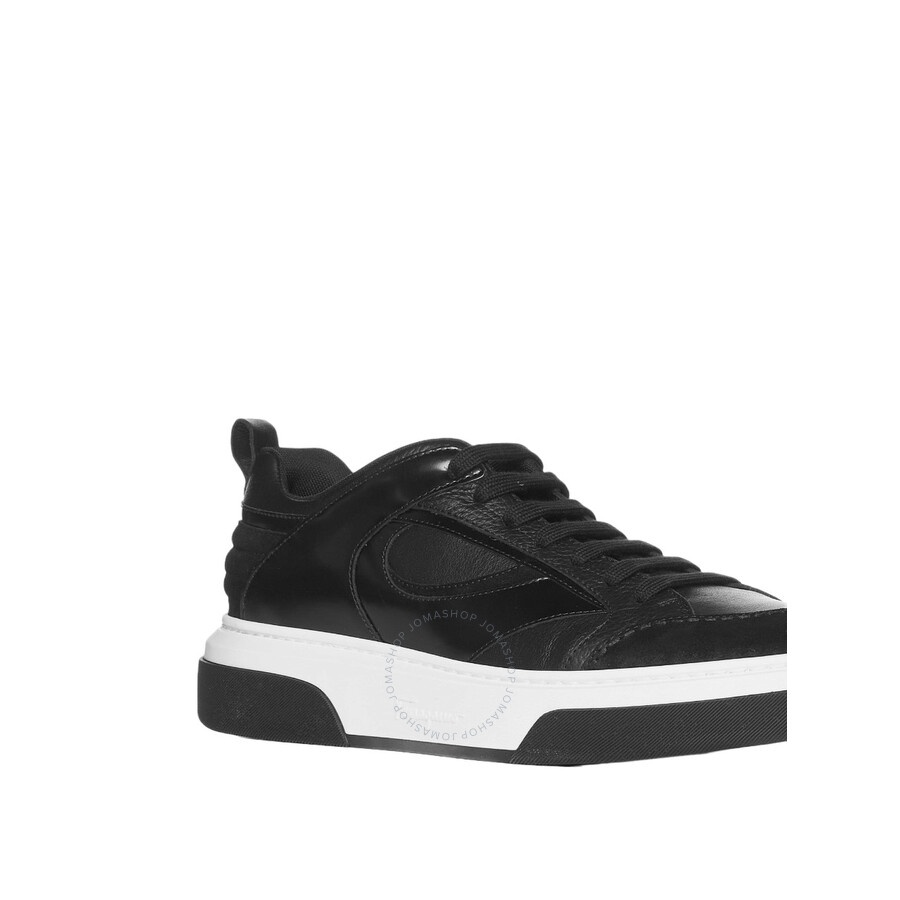 Ferragamo Cassina Leather Low-Top Sneakers - 3