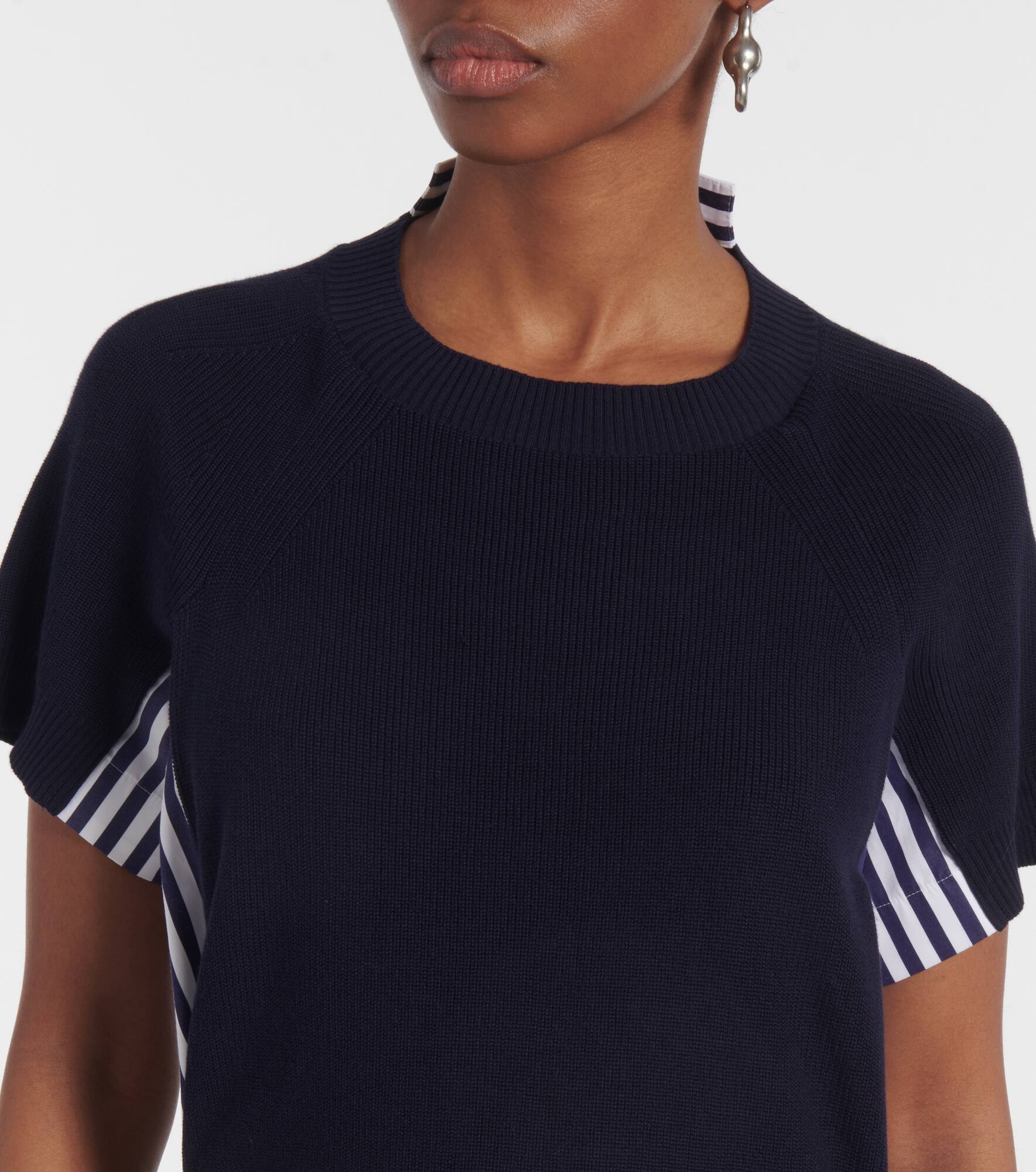 Striped cotton midi dress - 4