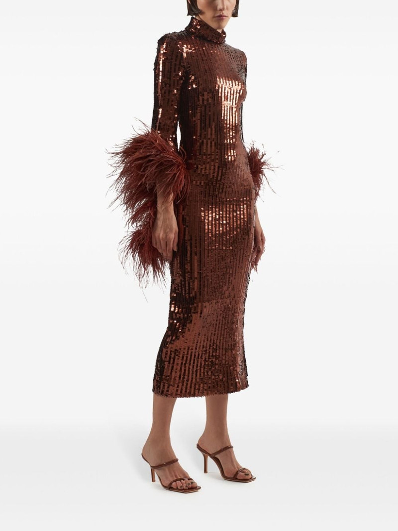 Taller Marmo Del Rio Disco sequinned midi dress outlook