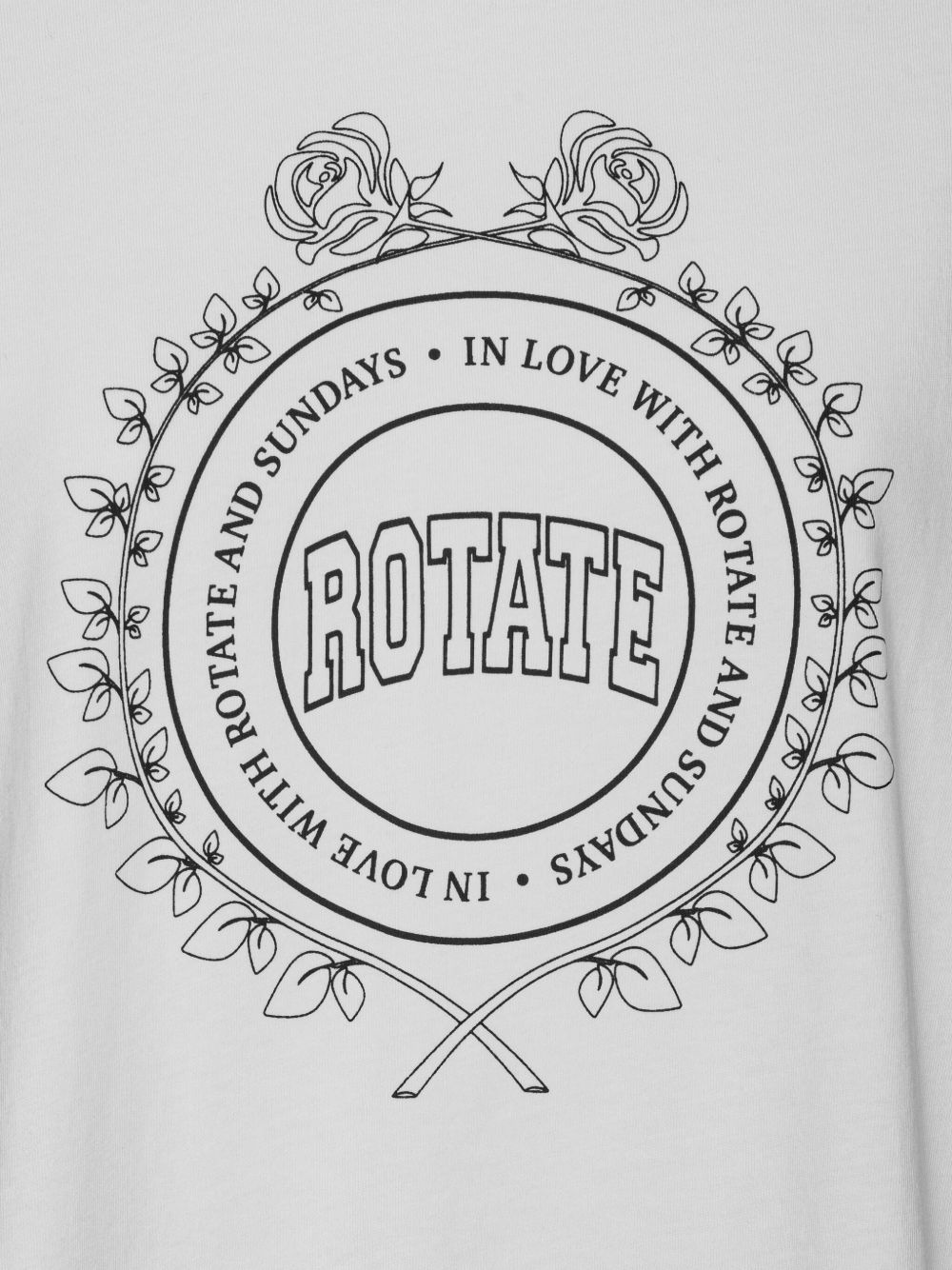 logo print T-shirt - 5