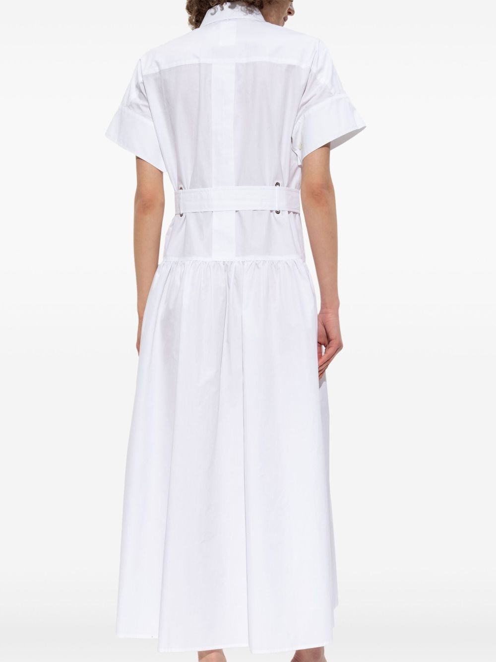 cotton shirt dress - 4