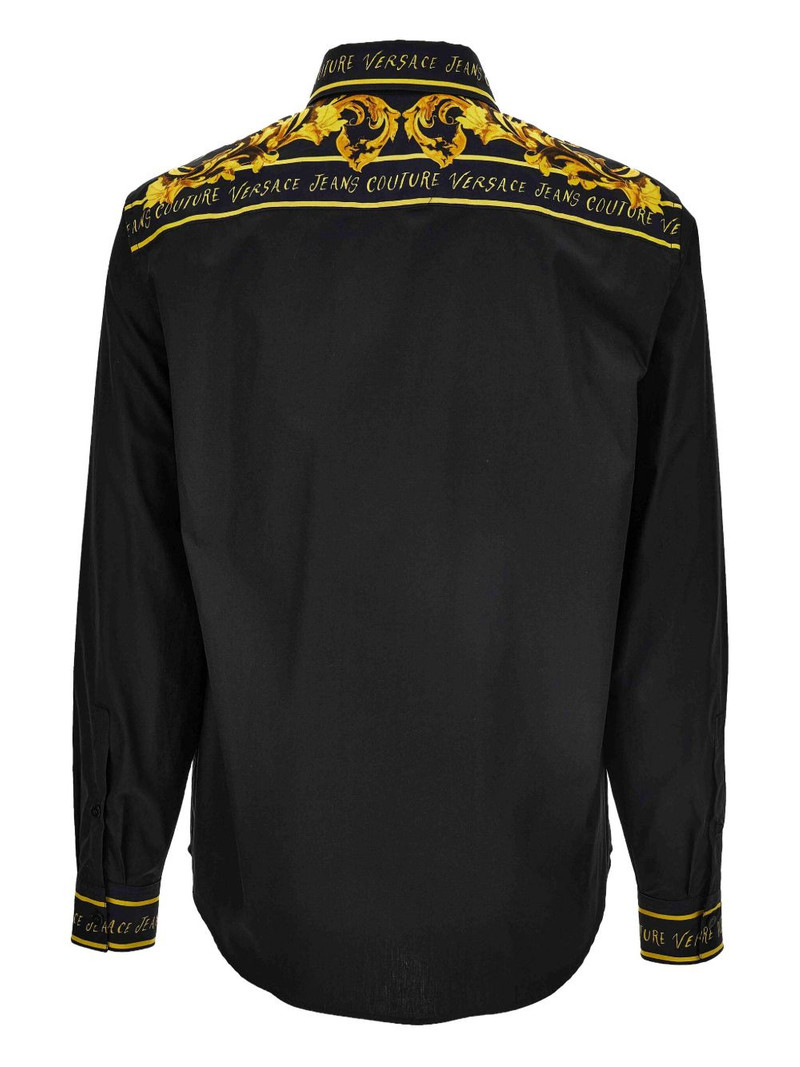 VERSACE JEANS COUTURE baroque-print pocket shirt outlook