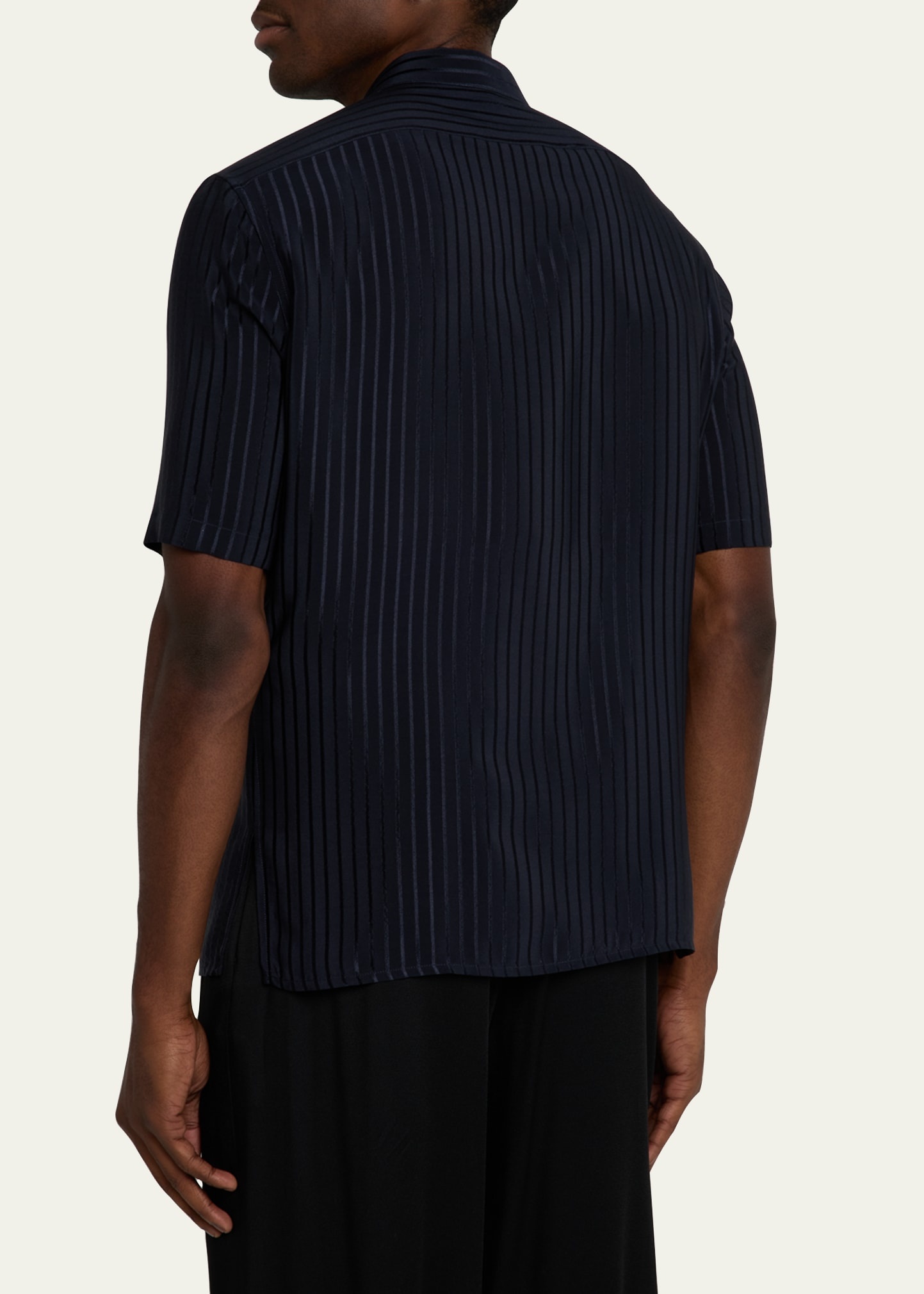 Men's Tonal Stripe Button-Down Shirt - 3