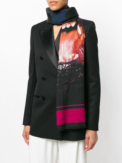 Givenchy rottweiler print scarf outlook