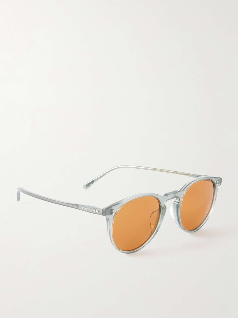 O'Malley Round-Frame Tortoiseshell Acetate Sunglasses 3