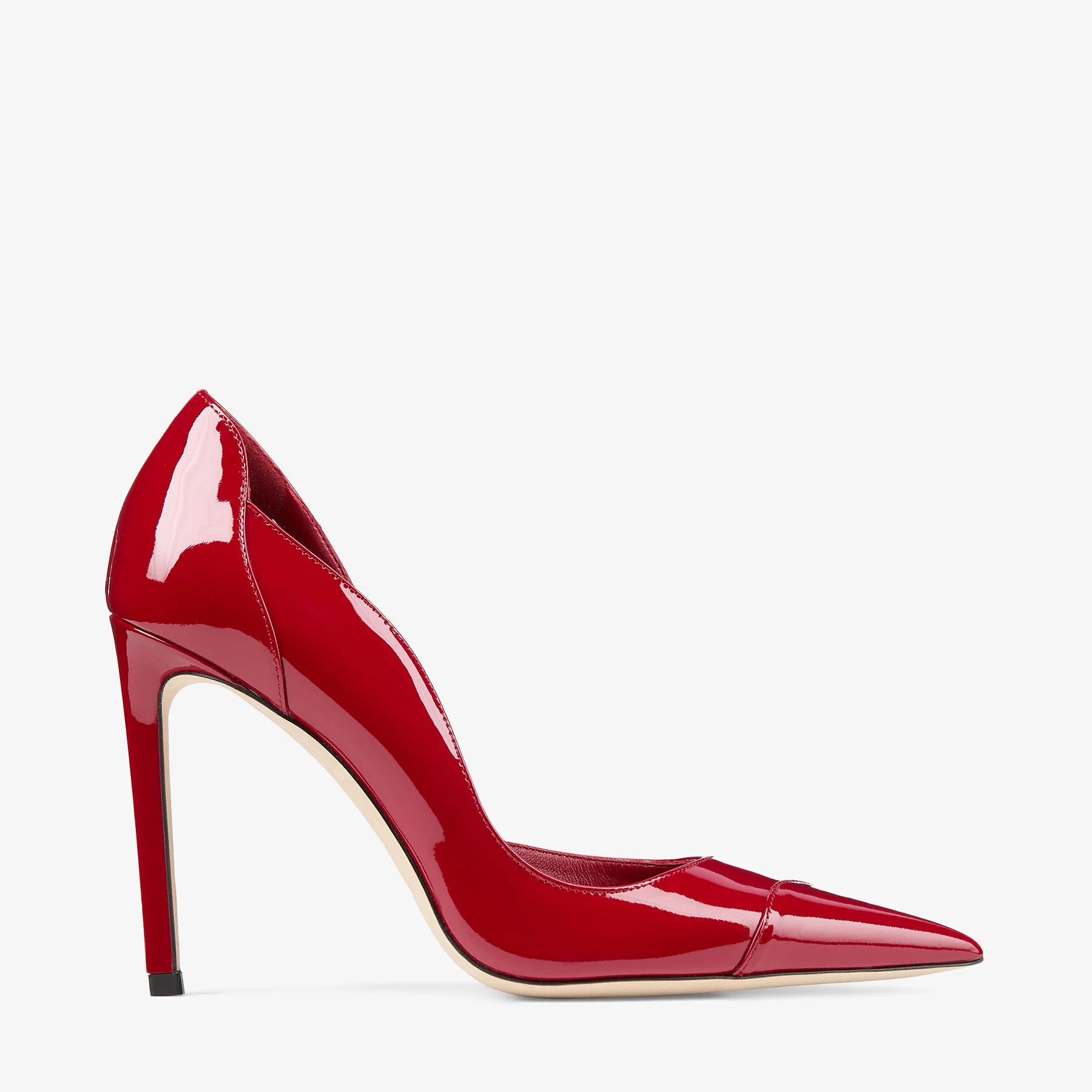 Brigitte 100
Ruby Red Patent Leather Pumps - 1