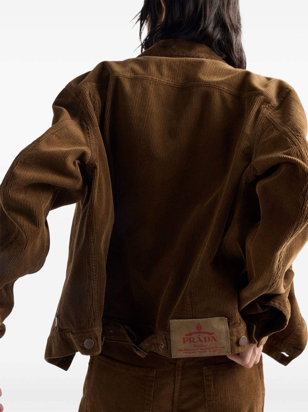 corduroy blouson jacket - 3