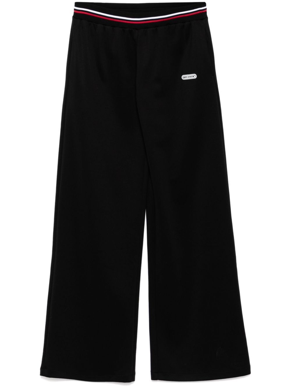 stripe detail pants - 1