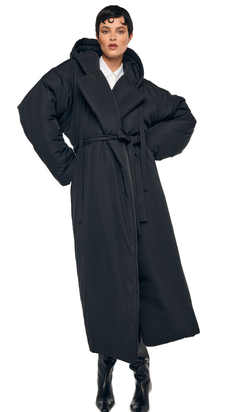 HOODED SLEEPING BAG COAT LONG 7