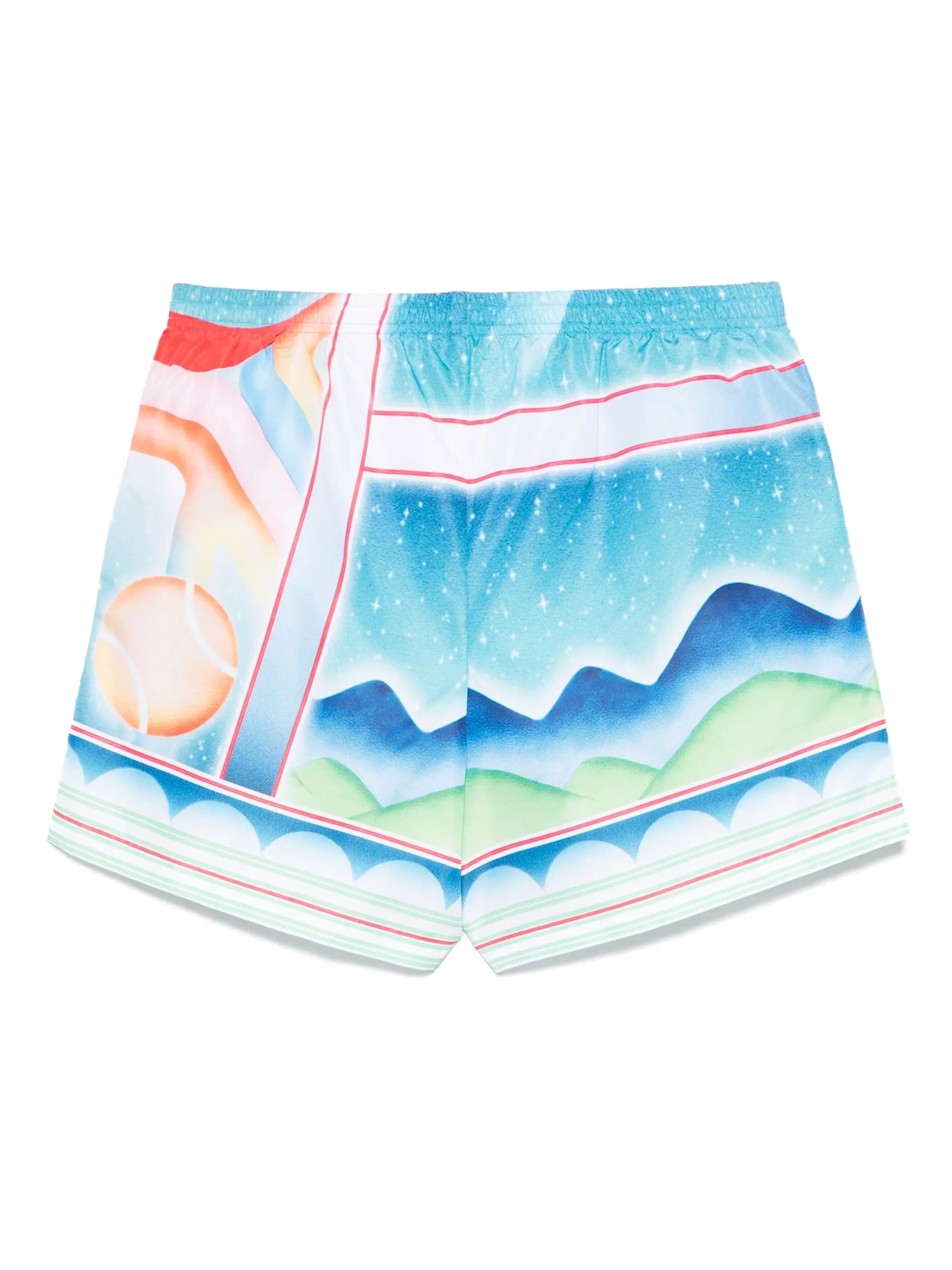 graphic-print swim shorts - 2
